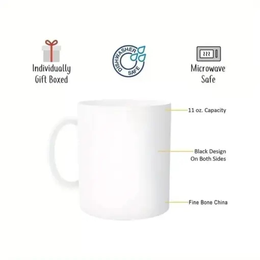 1pc Ceramic Coffee Mug 11oz - Hummingbird & Floral Design, Ideal for Office, Home, Birthday, Holiday Gifts - Image 6